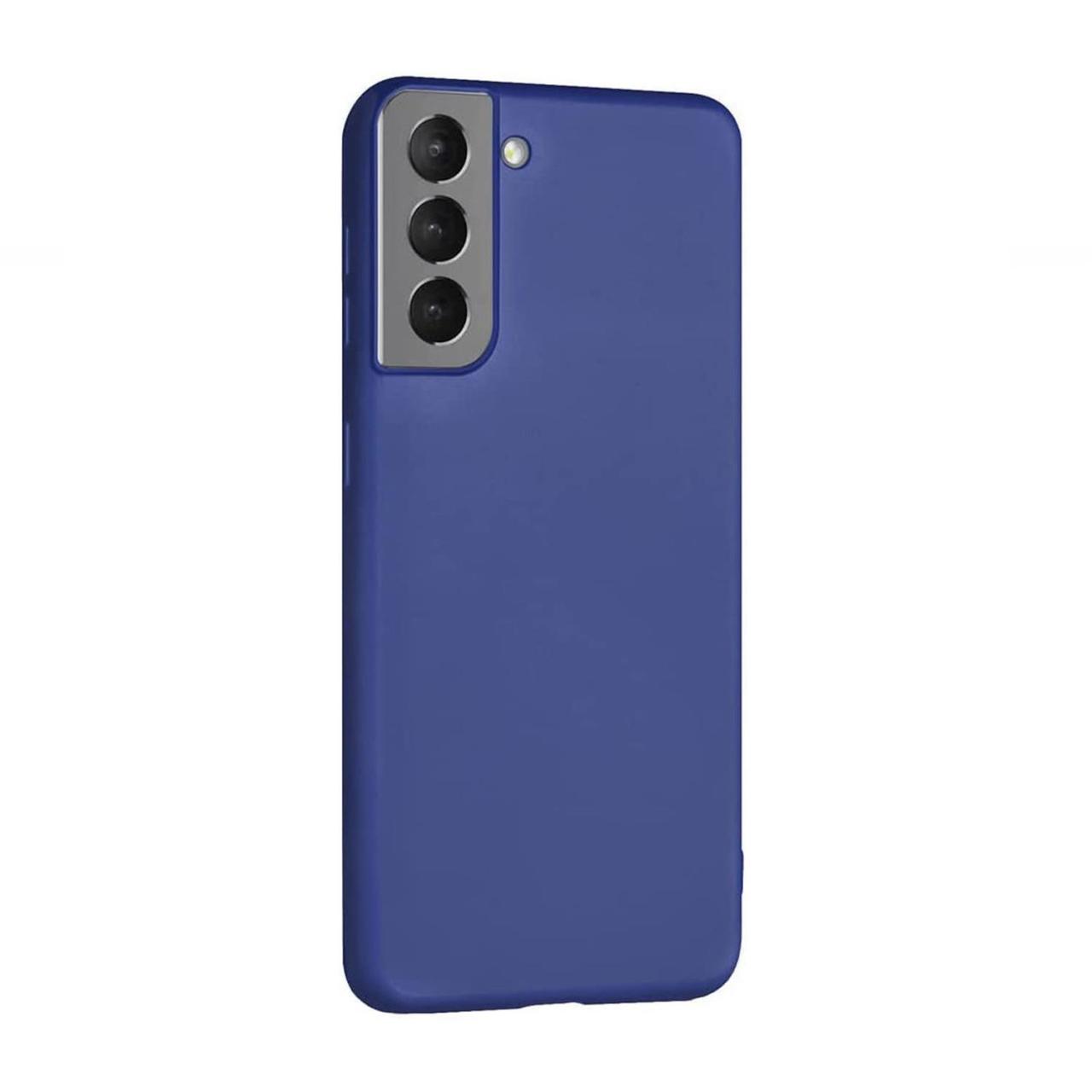 Microcase Samsung Galaxy S22 Premium Matte Silikon Kılıf - Lacivert