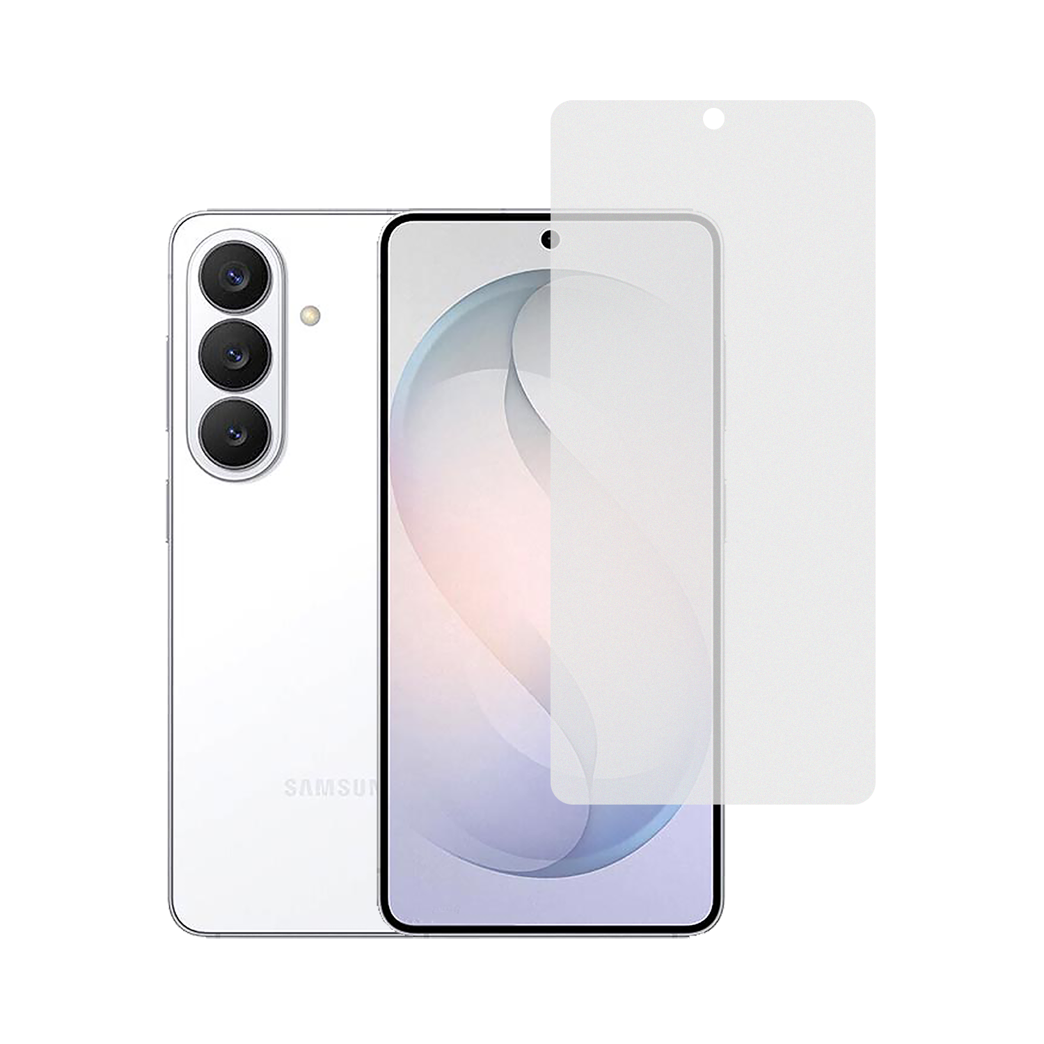 Microcase Samsung S26 Tam Kaplayan Çerçeveli Mat Cam Koruma - AL3124