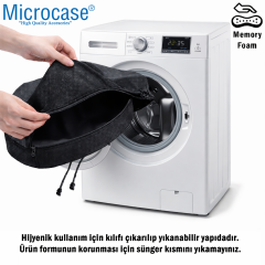 Microcase Ortopedik Memory Foam Nefes Alabilen Kumaş Oturma Minderi 40x40x4 CM AL5518
