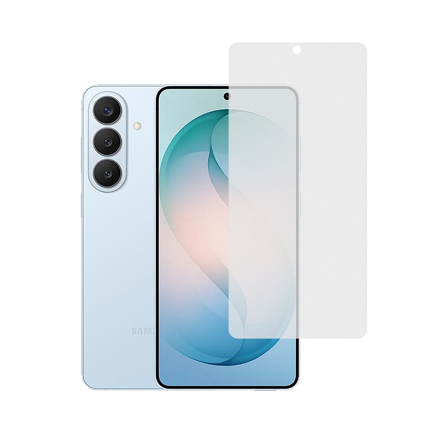 Microcase Samsung S26 Plus Tam Kaplayan Çerçeveli Mat Cam Koruma - AL3124