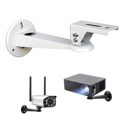 Microcase Metal Döner Başlıklı CCTV Kamera Projeksiyon Duvara Monte Askı Aparatı - AL5283