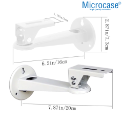 Microcase Metal Döner Başlıklı CCTV Kamera Projeksiyon Duvara Monte Askı Aparatı - AL5283