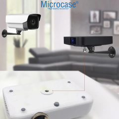 Microcase Metal Döner Başlıklı CCTV Kamera Projeksiyon Duvara Monte Askı Aparatı - AL5283