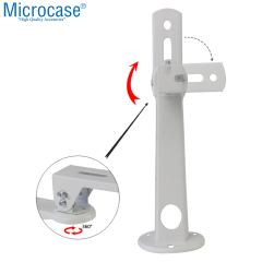 Microcase Metal Döner Başlıklı CCTV Kamera Projeksiyon Duvara Monte Askı Aparatı - AL5283
