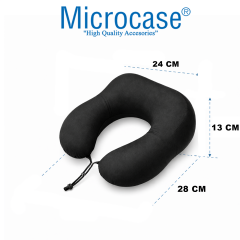 Microcase Ortopedik Memory Foam Nefes Alabilen Kumaş Boyun Destek Minderi AL5521