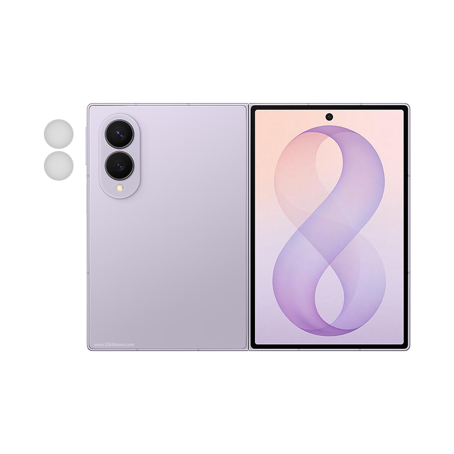 Microcase Samsung Z Fold 8 Kamera Camı Lens Koruyucu Nano Esnek Film-AL3400