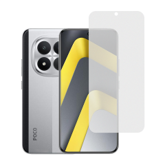 Microcase Xiaomi POCO M8 Pro Tam Kaplayan Çerçeveli Mat Cam Koruma - AL3124