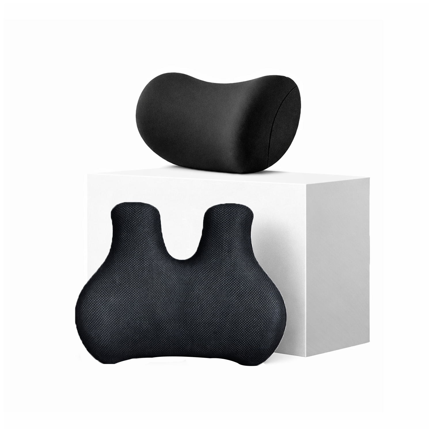 Microcase Ortopedik Memory Foam Oto Koltuk Kafa ve Destek Minderi + Kafa Destek Minderi AL5523