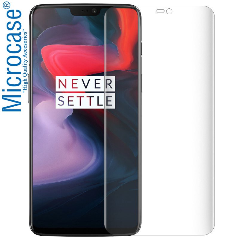 OnePlus 6 Full Ön Kaplama TPU Soft Koruma Filmi