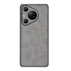 Microcase Huawei Pura 80 Pro/Huawei Pura 80 Pro Plus için Luxury Leather Series Deri Desenli Plastik Koruma Kılıf - AL8125