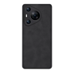 Microcase Huawei Pura 80 Pro/Huawei Pura 80 Pro Plus için Luxury Leather Series Deri Desenli Plastik Koruma Kılıf - AL8125