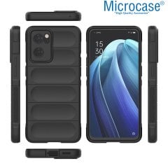 Microcase Oppo Reno 7 5G Miami Serisi Darbeye Dayanıklı Silikon Kılıf - Lacivert