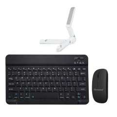 Microcase Huawei Mediapad T3 10 9.6 inch Bluetooth Klavye ve Mouse (TR Sticker)+Tablet Standı AL2765