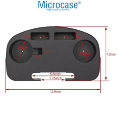 Microcase Taşınabilir Kamp Sandalyeleri için Çok Amaçlı Sehpa Bardaklık Telefon Tutucu- AL5279