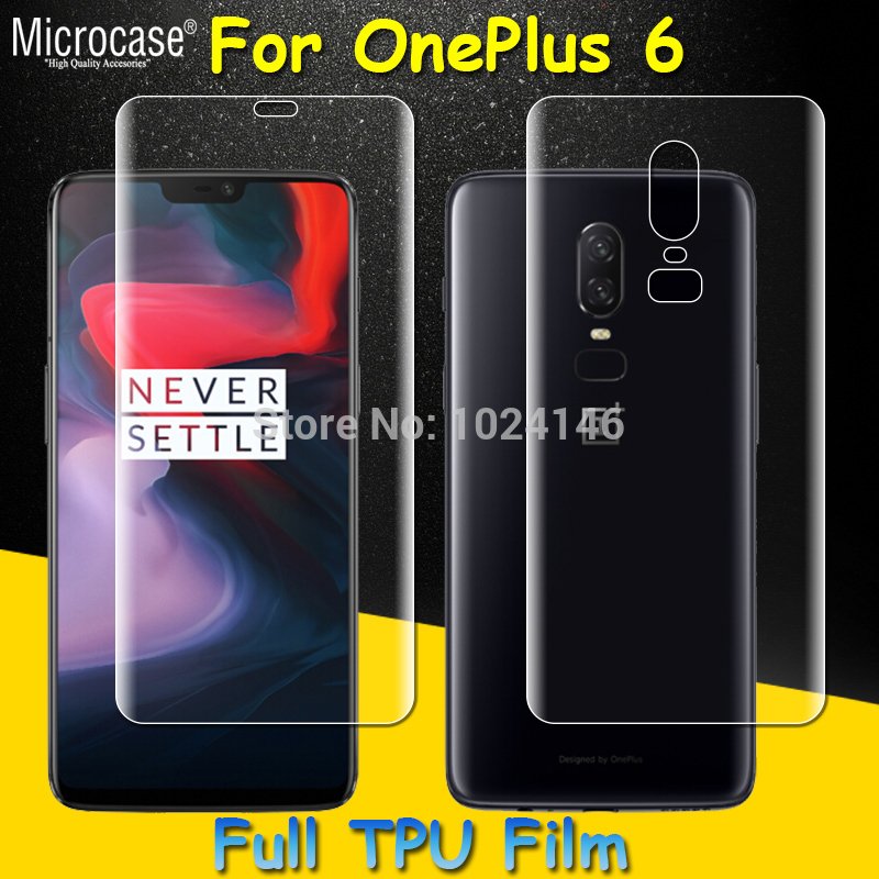 OnePlus 6 Full Ön Arka Kaplama TPU Soft Koruma Filmi