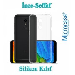 Microcase Xiaomi Redmi Note 5 İnce Silikon Kılıf+Tam Kaplayan Cam