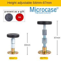 Microcase Yatak Baza Başlık Ses Gürültü Önleyici Sallantı Önleyici Aparat 2 Adet AL5280