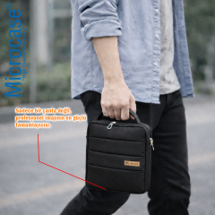 Microcase 2in1 Set Macbook Air 15 inch M4 2025 ile Uyumlu Çanta + Omuz Askılıklı El Çantası AL5499