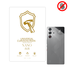 Microcase ZTE Nubia Red Magic 10 Pro ile Uyumlu Full Tpu Nano Arka Ekran Koruma Filmi - EKM102