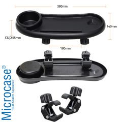 Microcase Bebek Arabaları için Biberon Şişe Bardak Tutucu Telefon Standlı Sehpa - AL4006