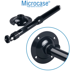 Microcase Metal Uzayabilen Döner Başlıklı CCTV Kamera Projeksiyon Duvara Monte Askı Aparatı-AL5282