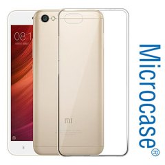 Microcase Xiaomi Redmi Note 5A İnce Slikon Kılıf+Tam Kaplayan Cam