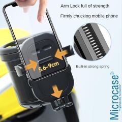 Microcase Bisiklet Bebek Arabası için Şişe Biberon Bardak ve Telefon Tutucu - AL4007