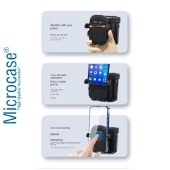 Microcase Bisiklet Bebek Arabası için Şişe Biberon Bardak ve Telefon Tutucu - AL4007