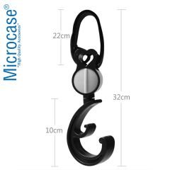 Microcase Bisiklet Bebek Arabası Eşya Poşet Çanta Taşıma Aparatı Askılık - AL4008