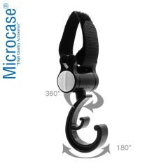 Microcase Bisiklet Bebek Arabası Eşya Poşet Çanta Taşıma Aparatı Askılık - AL4008