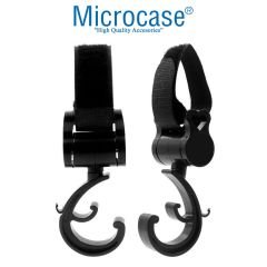 Microcase Bisiklet Bebek Arabası Eşya Poşet Çanta Taşıma Aparatı Askılık - AL4008