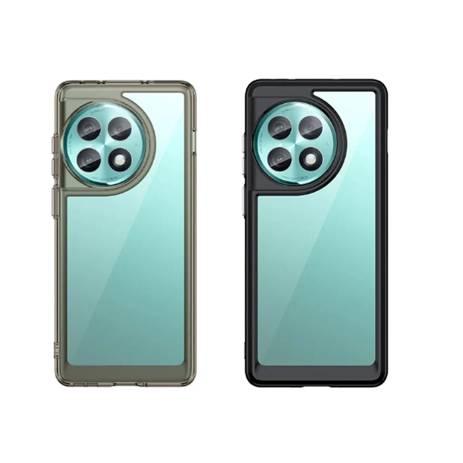 Microcase Oneplus Ace 2 Pro Ultra Shield Serisi Darbeye Dayanıklı Yarı Esnek Plastik TPU Kılıf - AL8100 Füme
