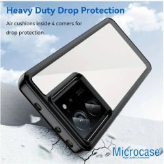 Microcase Oneplus Ace 2 Pro Ultra Shield Serisi Darbeye Dayanıklı Yarı Esnek Plastik TPU Kılıf - AL8100 Füme