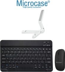 Microcase Lenovo Tab M8 4.Nesil 8'' Tablet için Bluetooth Klavye + Mouse + Tablet Standı - AL2765