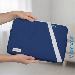 Microcase Lenovo Tab M10 TB328FU 10.1'' ile Uyumlu Çok Amaçlı Sleeve Tipi 10-11 inch Tablet Çantası Lacivert AL5538