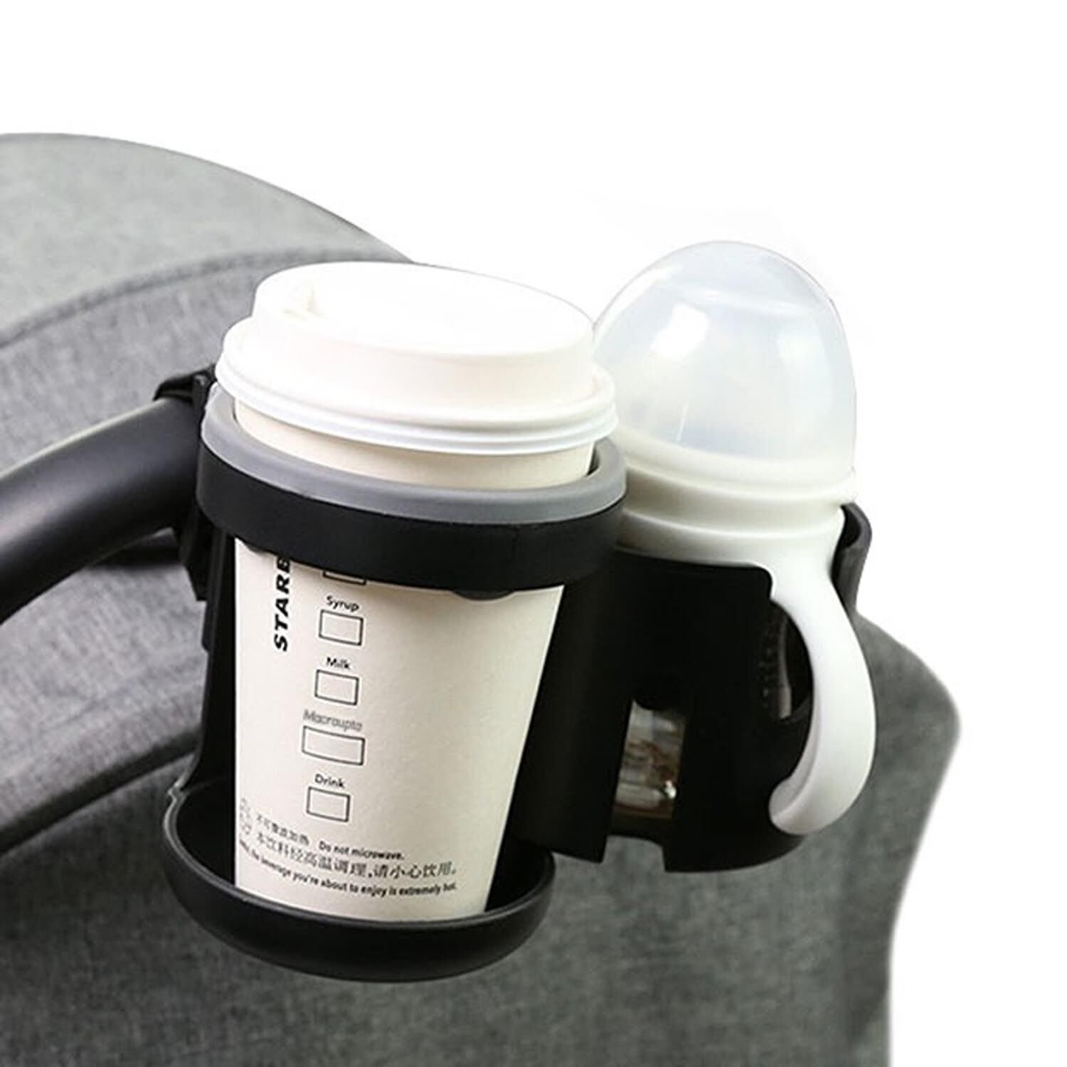 Microcase Bisiklet Bebek Arabası için 2li Şişe Biberon Bardak Tutucu - AL4010