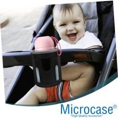 Microcase Bisiklet Bebek Arabası için 2li Şişe Biberon Bardak Tutucu - AL4010