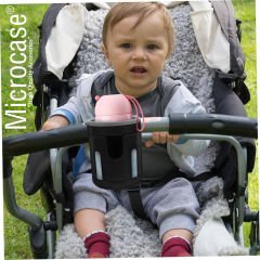 Microcase Bisiklet Bebek Arabası için 2li Şişe Biberon Bardak Tutucu - AL4010