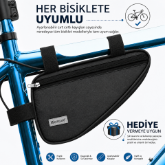 Microcase Bisiklet Elektrikli Bisiklet Orta Kadro Arası Üçgen Çanta AL5621
