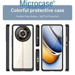 Microcase Realme 11 Pro 5G / 11 Pro Plus 5G Shield Serisi Darbeye Dayanıklı Yarı Esnek Plastik TPU Kılıf - AL8100