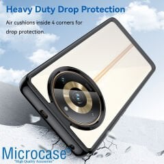 Microcase Realme 11 Pro 5G / 11 Pro Plus 5G Shield Serisi Darbeye Dayanıklı Yarı Esnek Plastik TPU Kılıf - AL8100