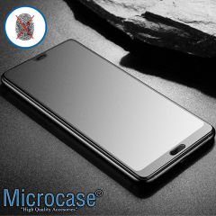 Microcase iPhone 14 Plus Tam Kaplayan Çerçeveli Mat Cam Koruma - AL3124