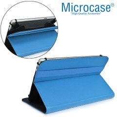 Microcase iPad Air 3.Nesil 2019 Delüx Serisi Universal Standlı Deri Kılıf - Turkuaz