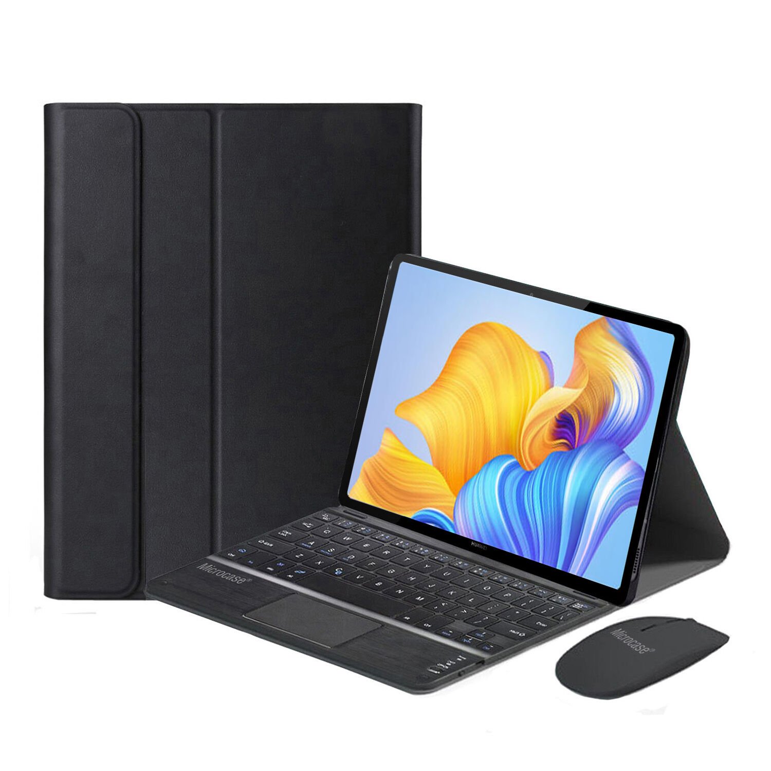 Microcase Honor Pad 8 12 inch Tablet Bluetooth Touchpad Klavye + Bluetooth Mouse + Standlı Kılıf - BKK7