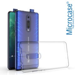 Microcase Xiaomi Redmi K20 Pro Ultra İnce 0.2 mm Soft Silikon Kılıf + Tempered Glass Cam Koruma (SEÇENEKLİ)