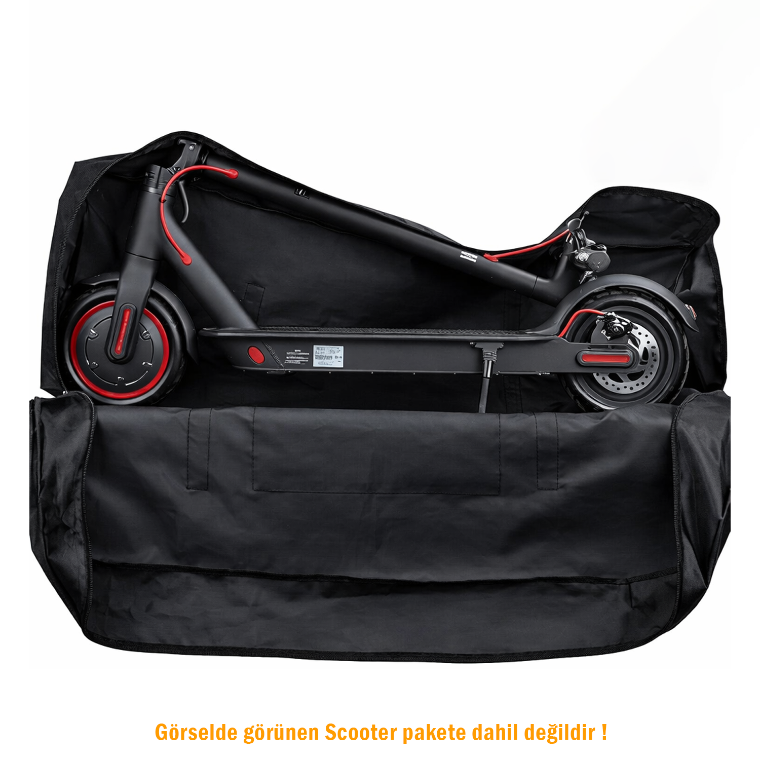 Microcase Katlanabilir Gidona Asılabilen Omuz ve El Askılıklı Scoter Taşıma Çantası 140x55x40 CM AL5528