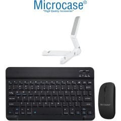 Microcase Acer Iconia Tab P10 10.4'' Tablet için Bluetooth Klavye + Mouse + Tablet Standı - AL2765