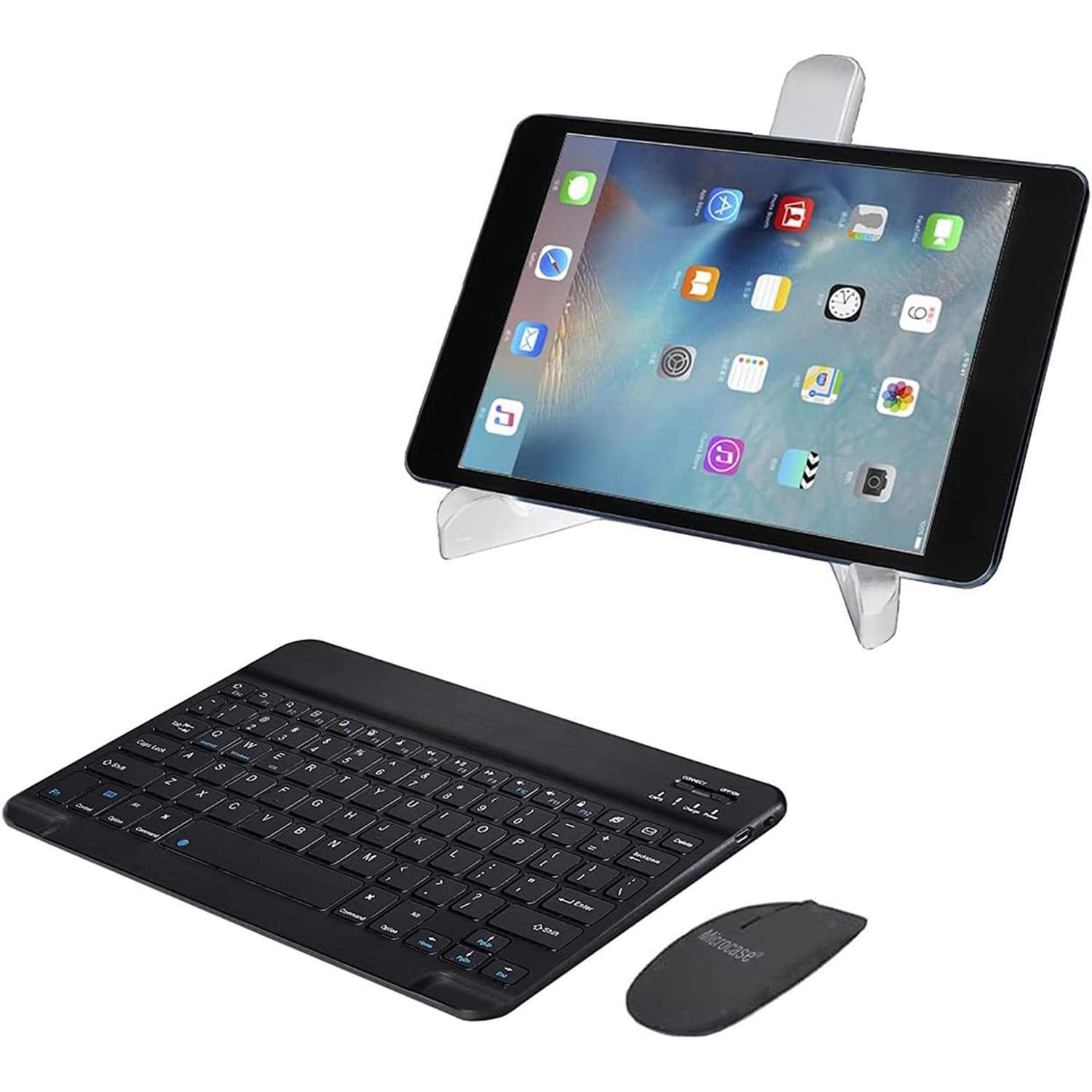 Microcase Acer Iconia Tab P10 10.4'' Tablet için Bluetooth Klavye + Mouse + Tablet Standı - AL2765