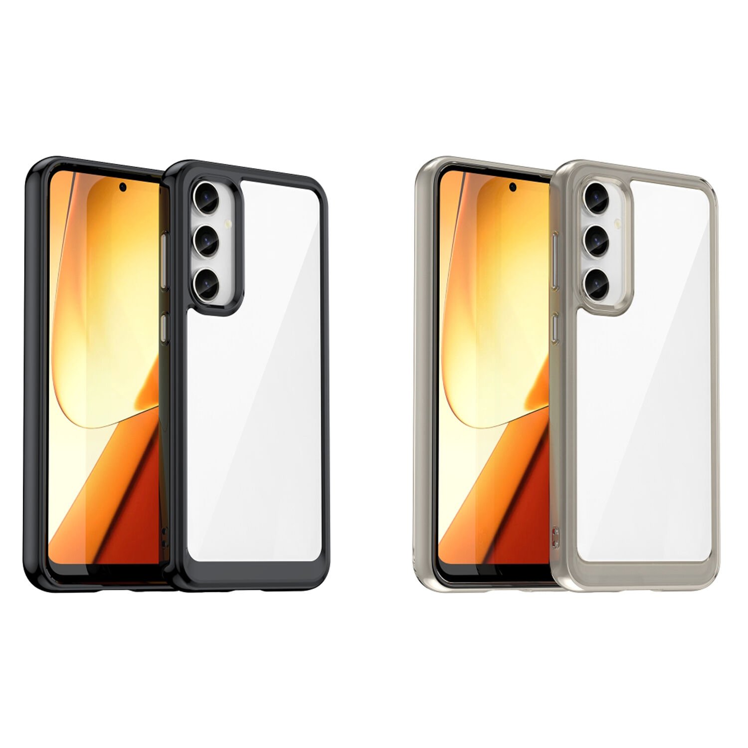Microcase Xiaomi Redmi Note 13 Pro Plus Global Shield Serisi Darbeye Dayanıklı Yarı Esnek Plastik TPU Kılıf - AL8100 Füme
