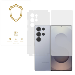 Microcase Samsung Galaxy S25 Ultra ile Uyumlu Full Tpu Ön Arka ve Yan 360 Nano Koruma- EKM116